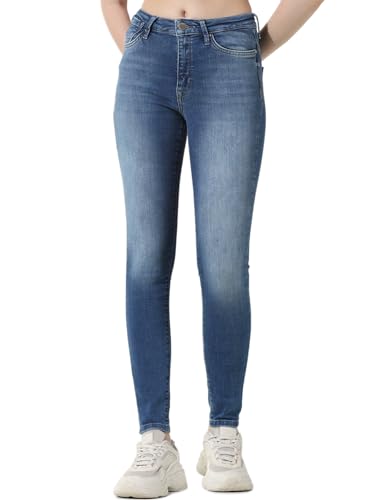 Only Damen Onlforever High Life Hw Sk Rea958 Noos Jeans, Medium Blue Denim, S von ONLY