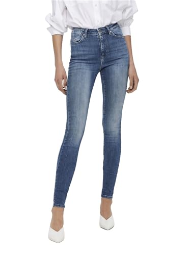 ONLY Damen Onlforever High Life Hw Sk Rea958 Noos Jeans, Medium Blue Denim, XL / 30L EU von ONLY