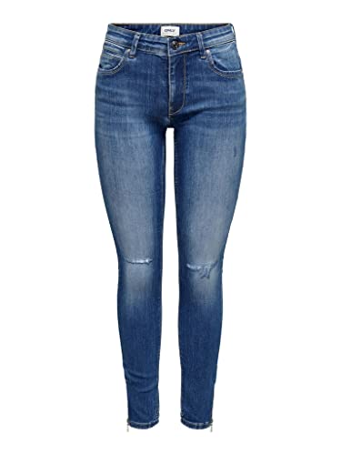ONLY Damen Jeans-Hose Kendell Life Stretchjeans Skinny 15251364 medium Blue Denim 27/30 von ONLY