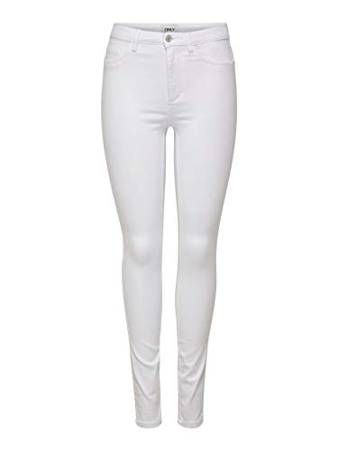 ONLY Female Skinny Fit Jeans ONLRoyal, Farbe:Weiß, Jeans/Hosen Neu:XS / 34L von ONLY
