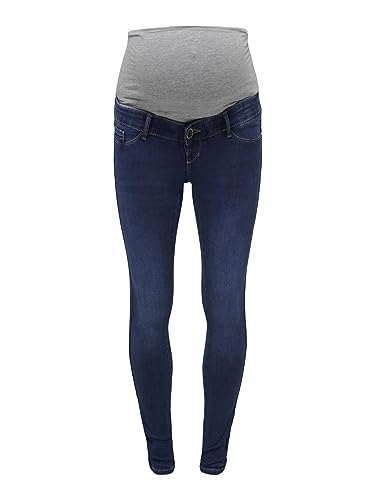 ONLY MATERNITY Damen Olmroyal Life Sk Mbd Jeans Dnm Noos, Medium Blue Denim, L / 32L von ONLY MATERNITY