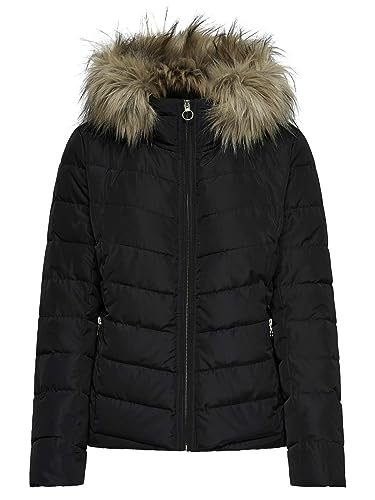 ONLY Female Stepp-Jacke mit Kapuze, Farbe:Schwarz, Größe:L von ONLY