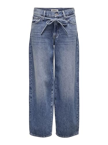 ONLY Female Straight-Fit Jeans Ballon Schnitt Mittlere Taille Jeans von ONLY