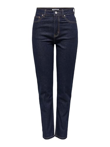 ONLY Female Straight-Fit Jeans ONLEMILY Hohe Taille Gerade geschnitten Jeans von ONLY