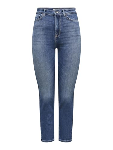 ONLY Female Straight-Fit Jeans ONLEMILY Hohe Taille Gerade geschnitten Jeans von ONLY
