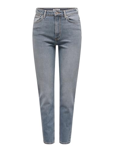 ONLY Female Straight-Fit Jeans ONLEMILY Hohe Taille Gerade geschnitten Jeans von ONLY