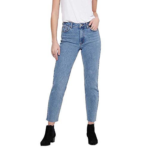 ONLY Female Straight-Fit Jeans ONLEMILY Hohe Taille Gerade geschnitten Jeans von ONLY