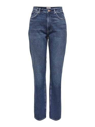 ONLY Female Straight-Fit Jeans ONLJACI Mittlere Taille Gerade geschnitten Jeans von ONLY