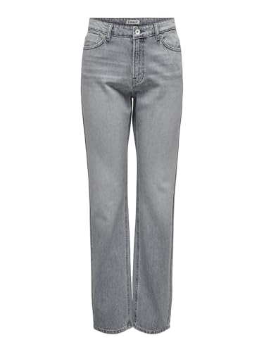 ONLY Female Straight-Fit Jeans ONLJACI Mittlere Taille Gerade geschnitten Jeans von ONLY