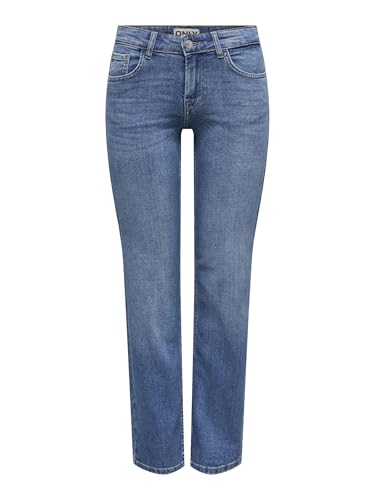 ONLY Female Straight-Fit Jeans ONLLOPEZ Niedrige Taille Karotte Jeans von ONLY