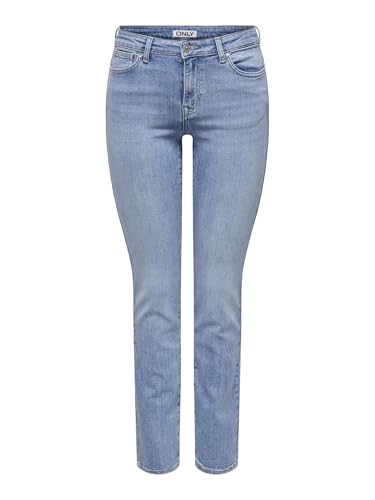 ONLY Female Straight-Fit Jeans ONLSUI Mittlere Taille Slim Fit Jeans von ONLY