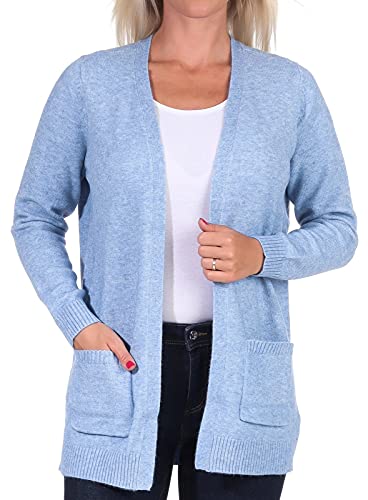 ONLY Damen Onllesly L/S Open Cardigan KNT Noos Strickjacke 15174274,Allure,M von ONLY