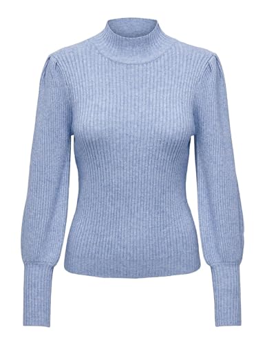 ONLY Damen Onlkatia L/S High Neck Jumper Knt Noos Strickpullover, Allure/Detail:melange, XS EU von ONLY