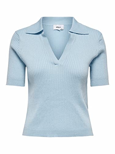 ONLY Female Strickpullover Kurzärmeliger Polo- von ONLY