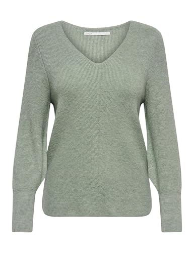 ONLY Female Strickpullover Lang V-Ausschnitt von ONLY