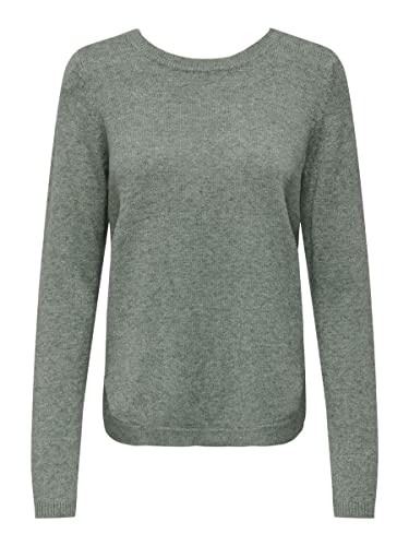 ONLY Damen Onlleva L/S Back Detail Ex Knt Pullover, Balsam Green, XS EU von ONLY