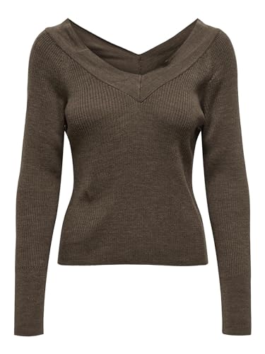 Onlnew Tessa L/S V-Neck Pullover NCA KNT von ONLY