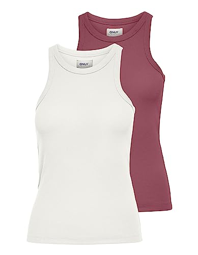 ONLY Female Tanktop Enger Schnitt U-Ausschnitt T-Shirt von ONLY