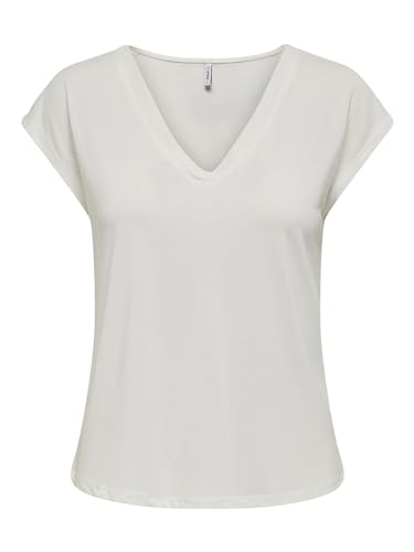 ONLY Female Top Normal geschnitten V-Ausschnitt Top von ONLY