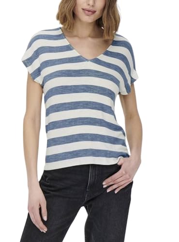 ONLY Female Top Normal geschnitten V-Ausschnitt Top von ONLY