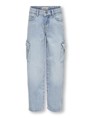 ONLY Girl Jeans mit weitem Bein KOGHARMONY Weiter Beinschnitt Jeans von ONLY