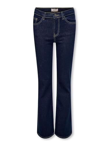 ONLY Girl Jeans mit weitem Bein KOGJUICY Mittlere Taille Weiter Beinschnitt Jeans von ONLY