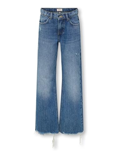 ONLY Girl Jeans mit weitem Bein KOGJUICY Weiter Beinschnitt Jeans von ONLY