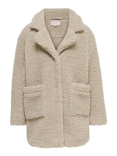 ONLY Jungen Kognewaurelia Sherpa Coat Otw Noos Teddy Jacke, Cuban Sand, 164 EU von ONLY