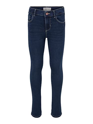 ONLY KIDS Girl's KOGROYAL Skinny DNM PIM61-2 Hose, Dark Blue Denim, 158 von ONLY