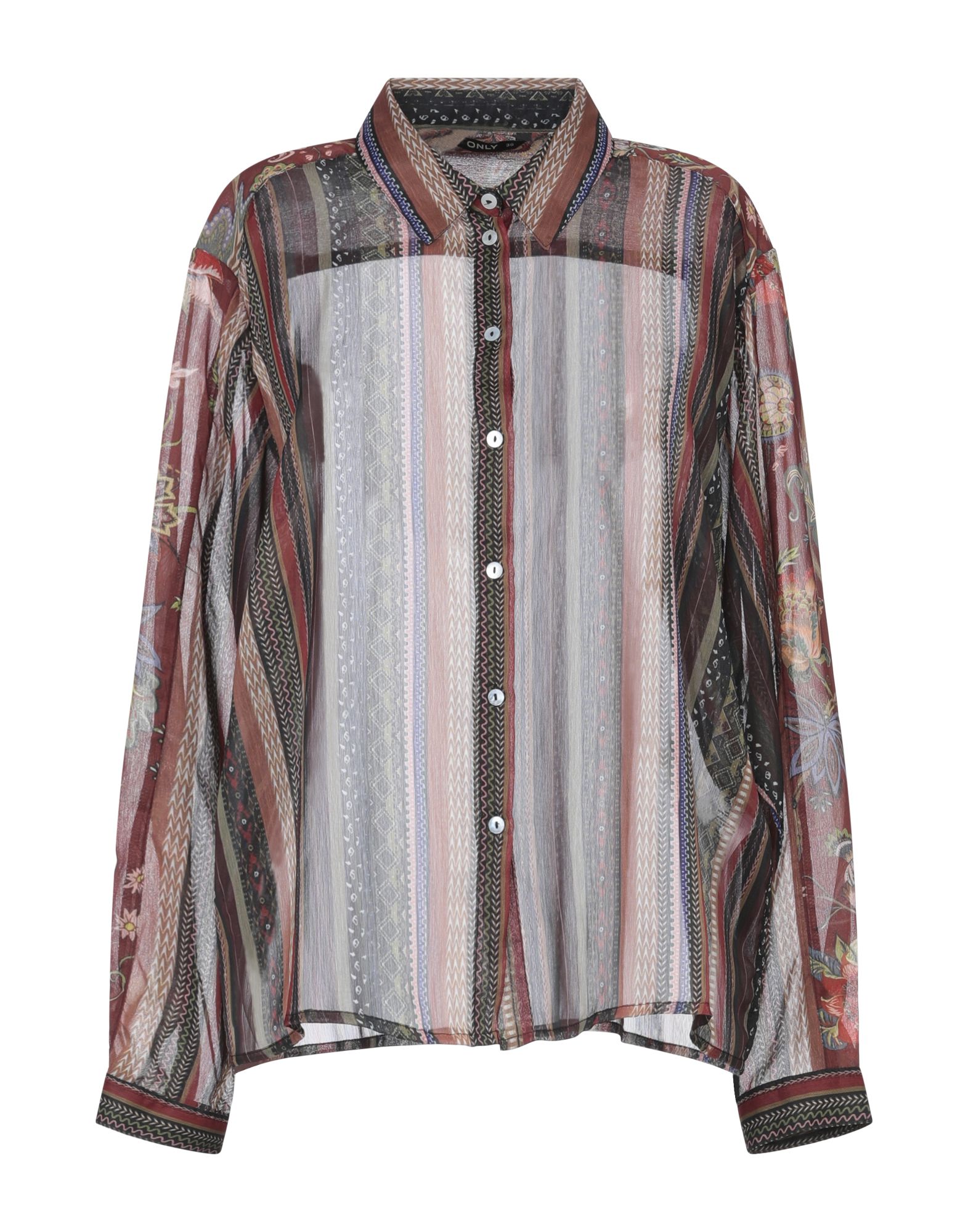 ONLY Hemd Damen Braun ONLY Hemd Damen Braun von ONLY