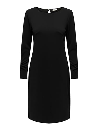 ONLY JDY Damen Kleid JDYMEKKO Open Back Dress JRS ATK (DE/NL/SE/PL, Alphanumerisch, S, Regular, Regular, Black) von ONLY