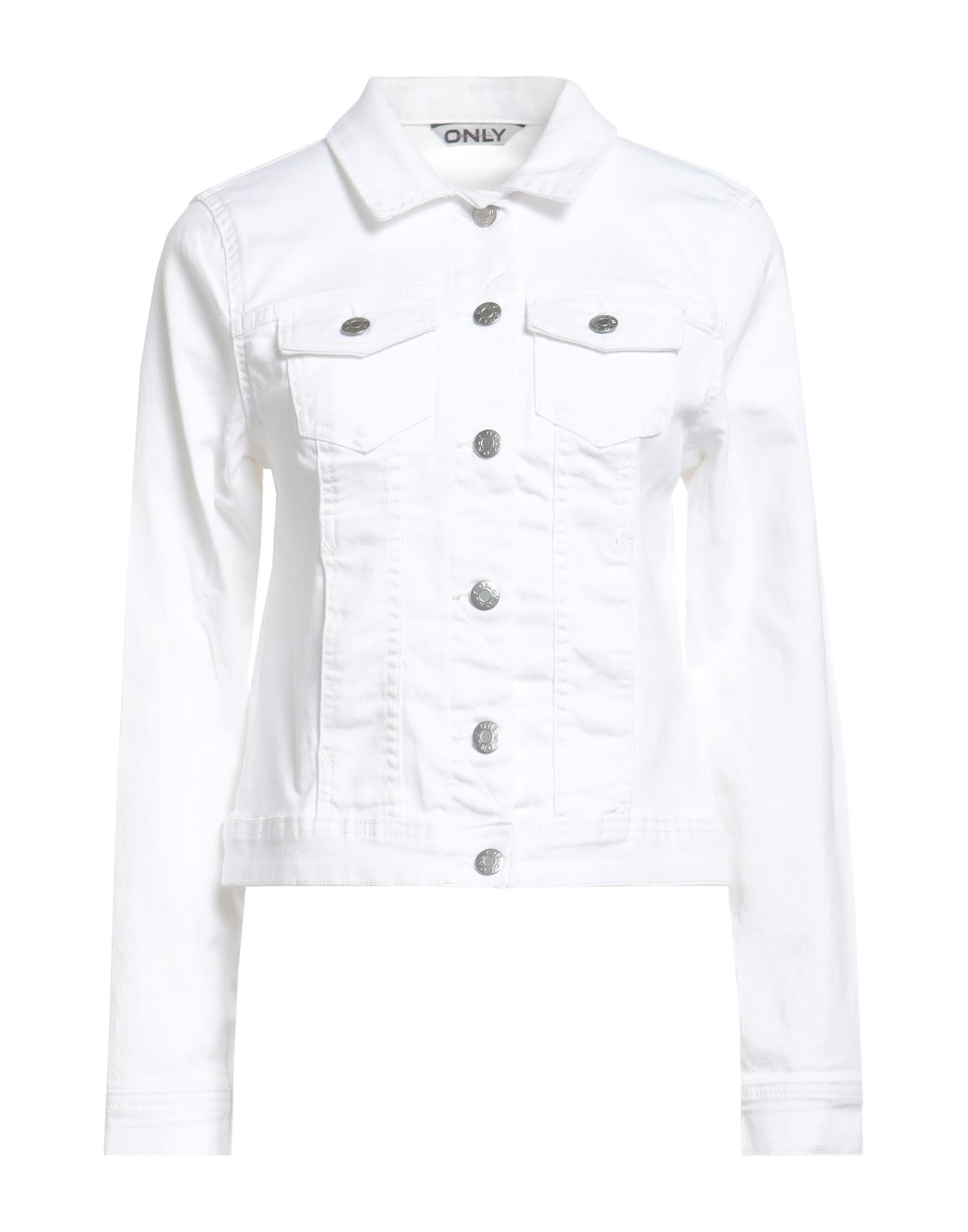 ONLY Jeansjacke/-mantel Damen Weiß von ONLY