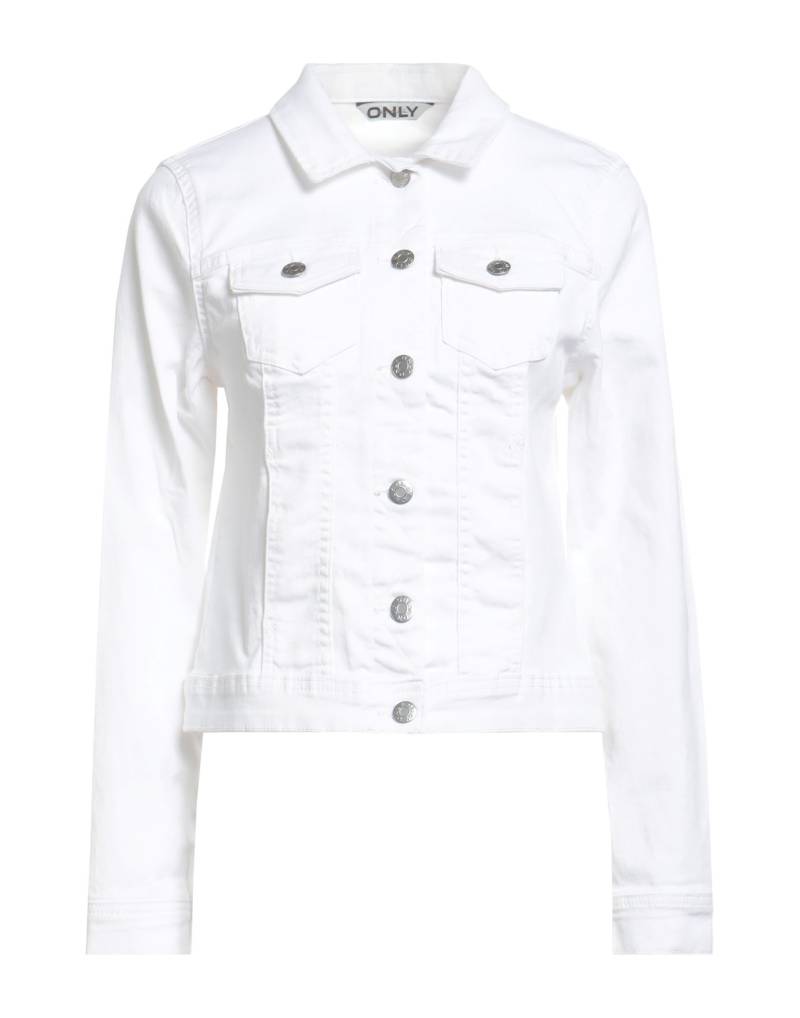 ONLY Jeansjacke/-mantel Damen Weiß von ONLY