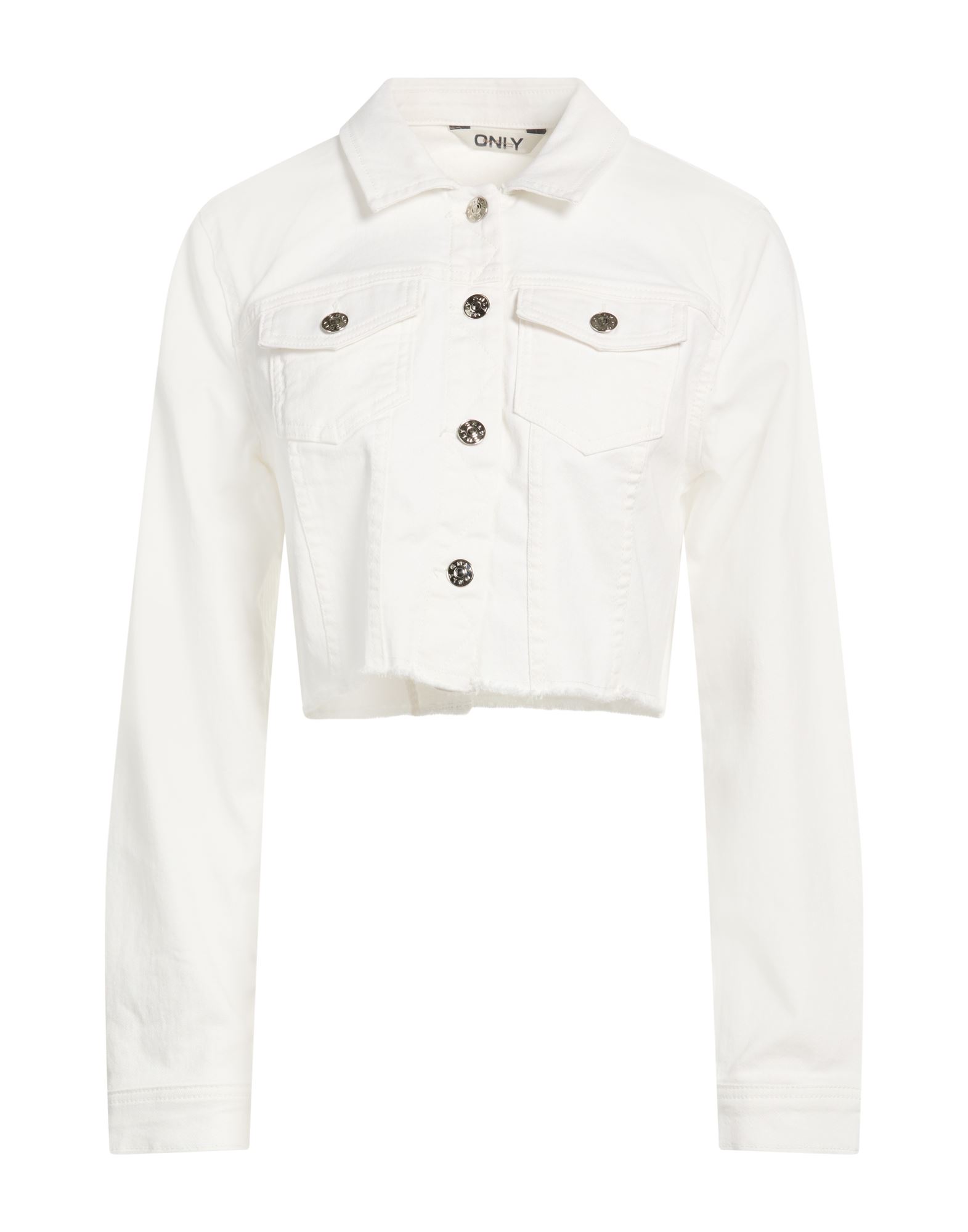 ONLY Jeansjacke/-mantel Damen Weiß von ONLY