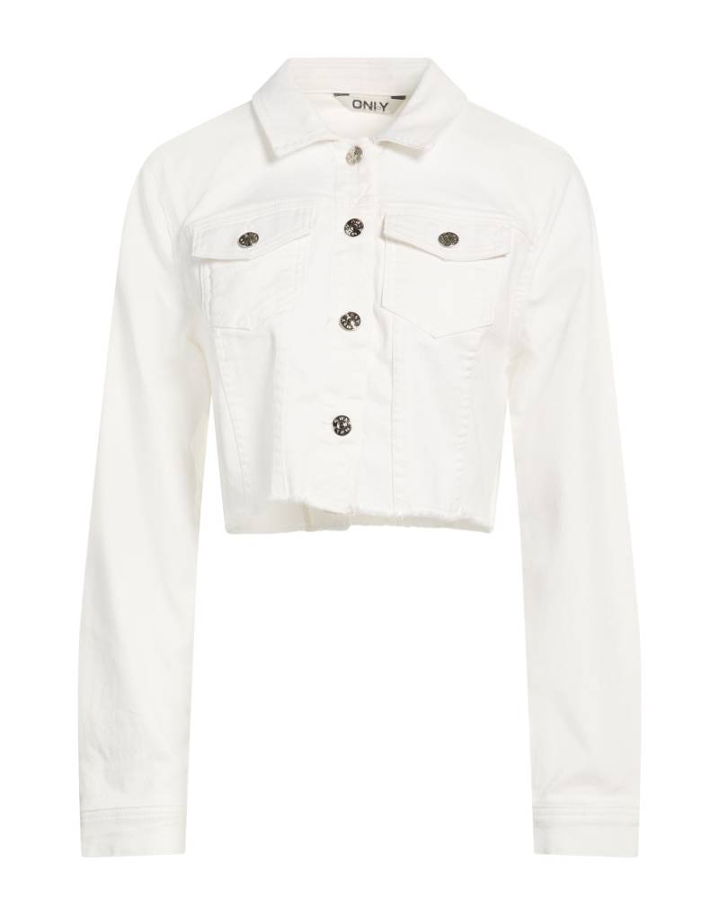 ONLY Jeansjacke/-mantel Damen Weiß von ONLY