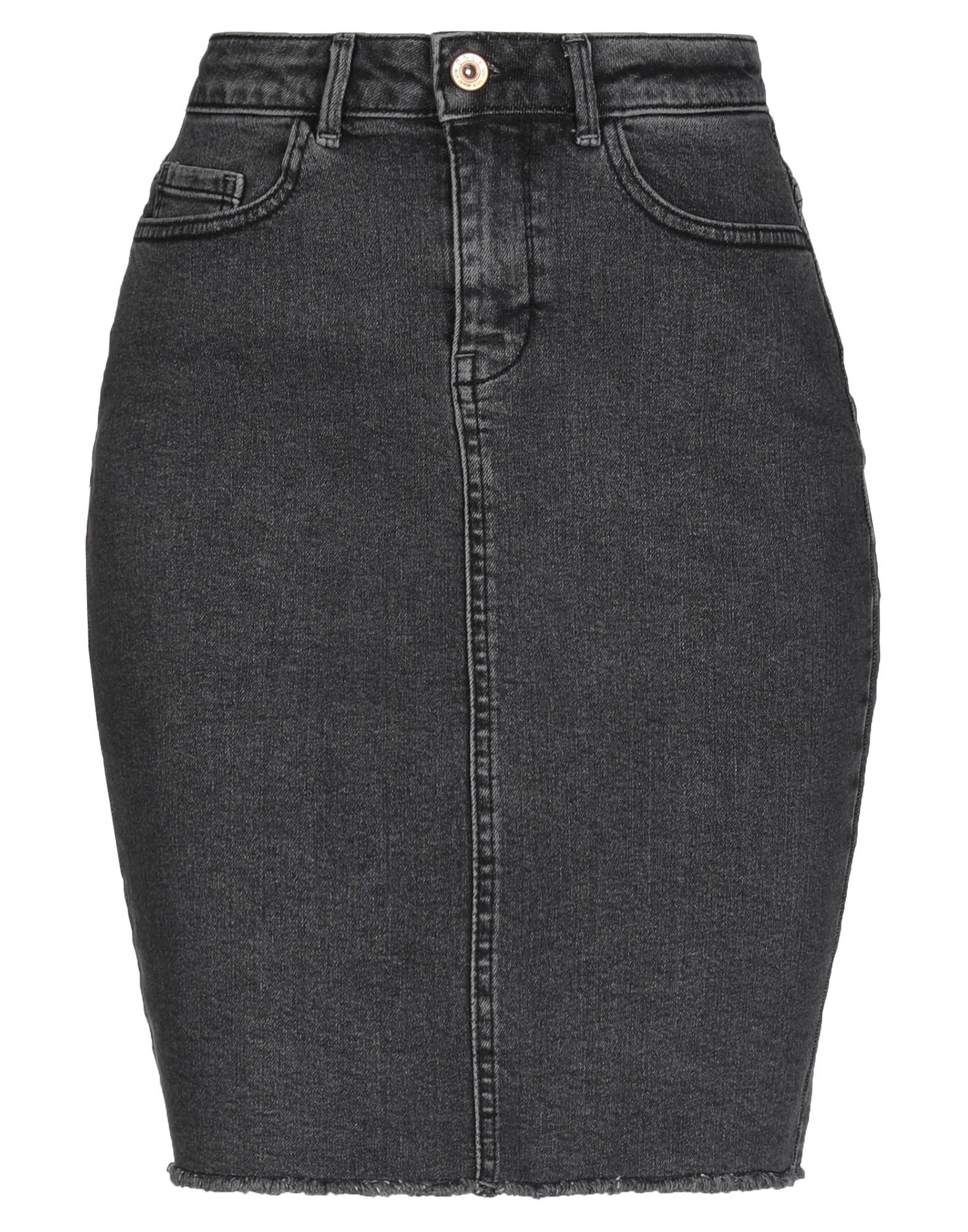 ONLY Jeansrock Damen Schwarz ONLY Jeansrock Damen Schwarz von ONLY