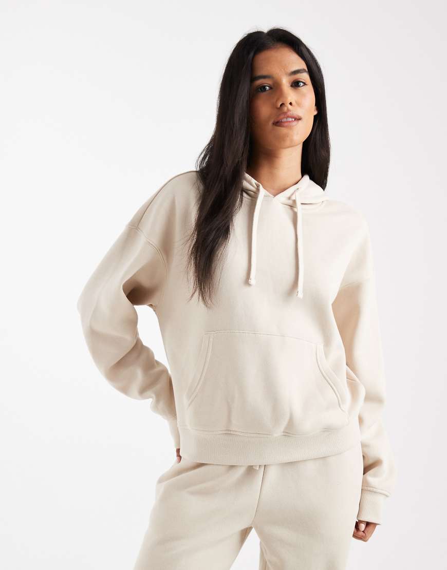 ONLY - Kapuzenpullover in Stein, Kombiteil-Neutral von ONLY