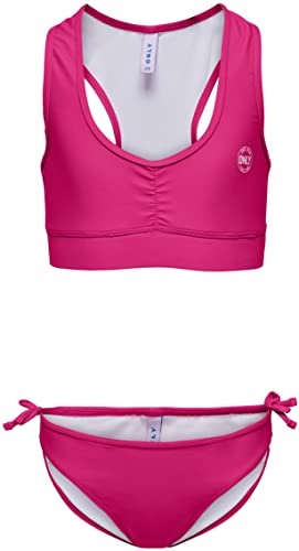 ONLY Kids Mädchen Tankini UV50+ Schutz kogmarie(134-140) von ONLY