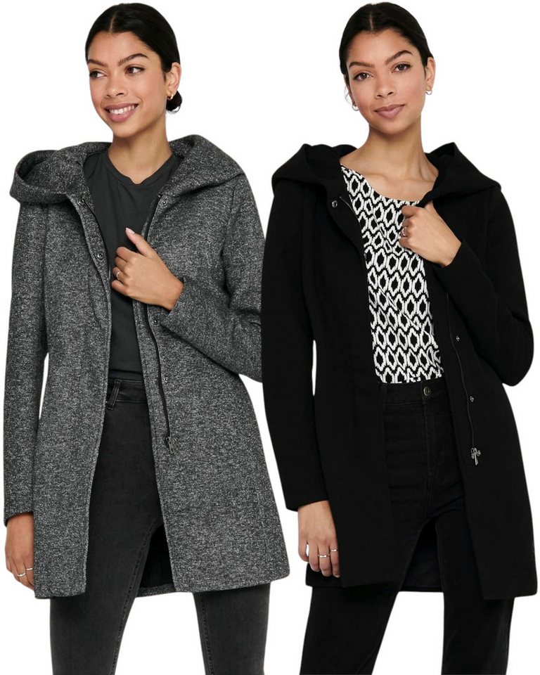ONLY Kurzmantel mit Kapuze im Doppelpack von ONLY
