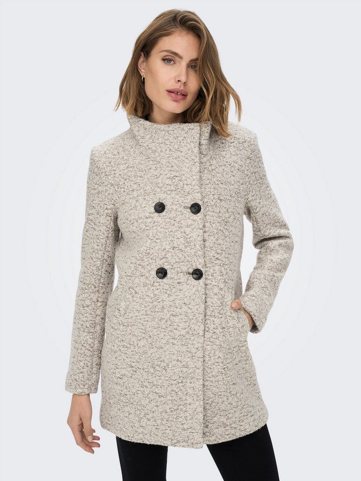 ONLY Langjacke ONLNEWSOPHIA WOOL COAT OTW CC mit Wolle von ONLY