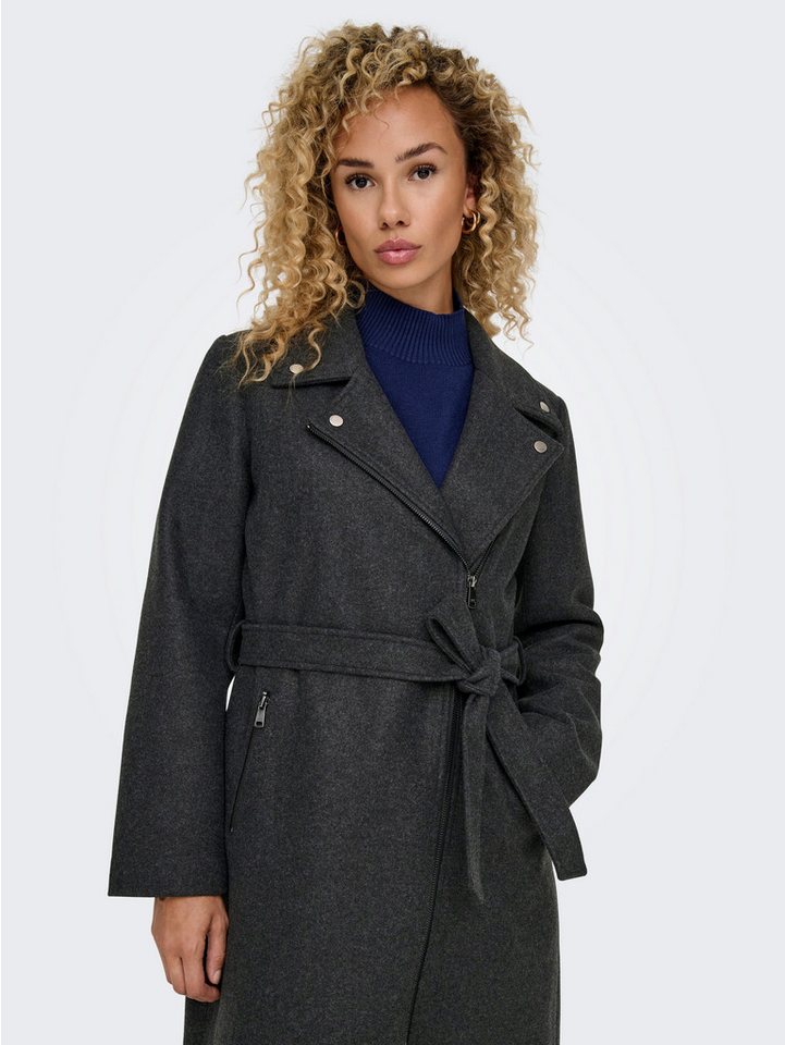 ONLY Langmantel ONLAUGUSTA LIFE BIKER COAT CC OTW von ONLY