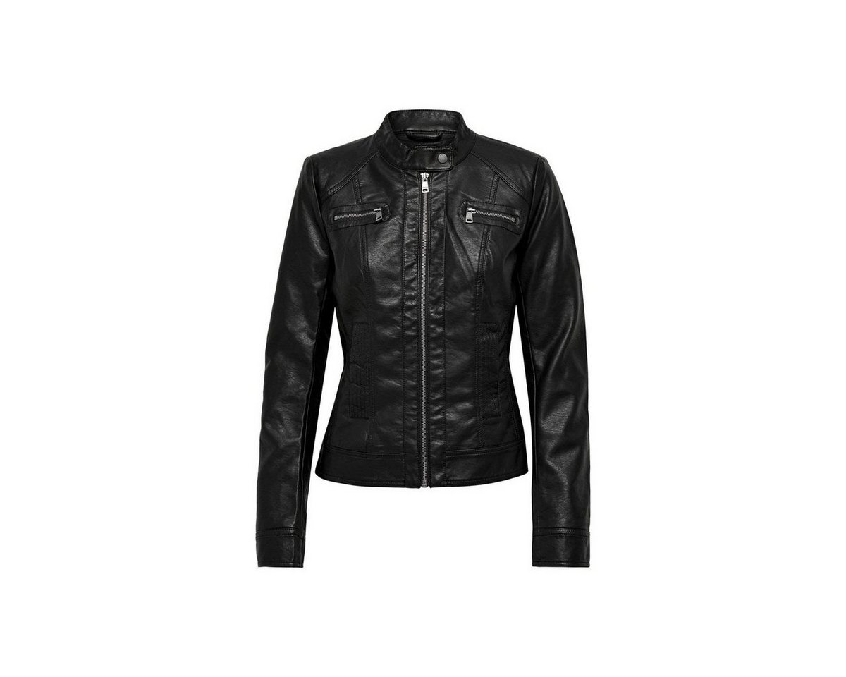 ONLY Lederjacke Lederjacke für Damen in schwarz (1-St) von ONLY
