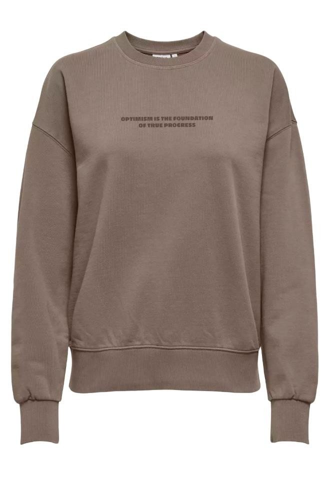 ONLY Longsweatshirt ONLCATRIN L/S O-NECK PRINT BOX UB S von ONLY