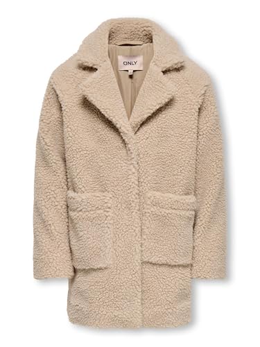 ONLY Mädchen Only Girl frakke Sherpa 128cuban Sand Jacke, Cuban Sand, 128 EU von ONLY