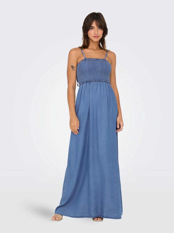 ONLY Maxikleid ONLCHARIS LIFE SMOCK MAXI DRESS WVN Sommerkleid von ONLY