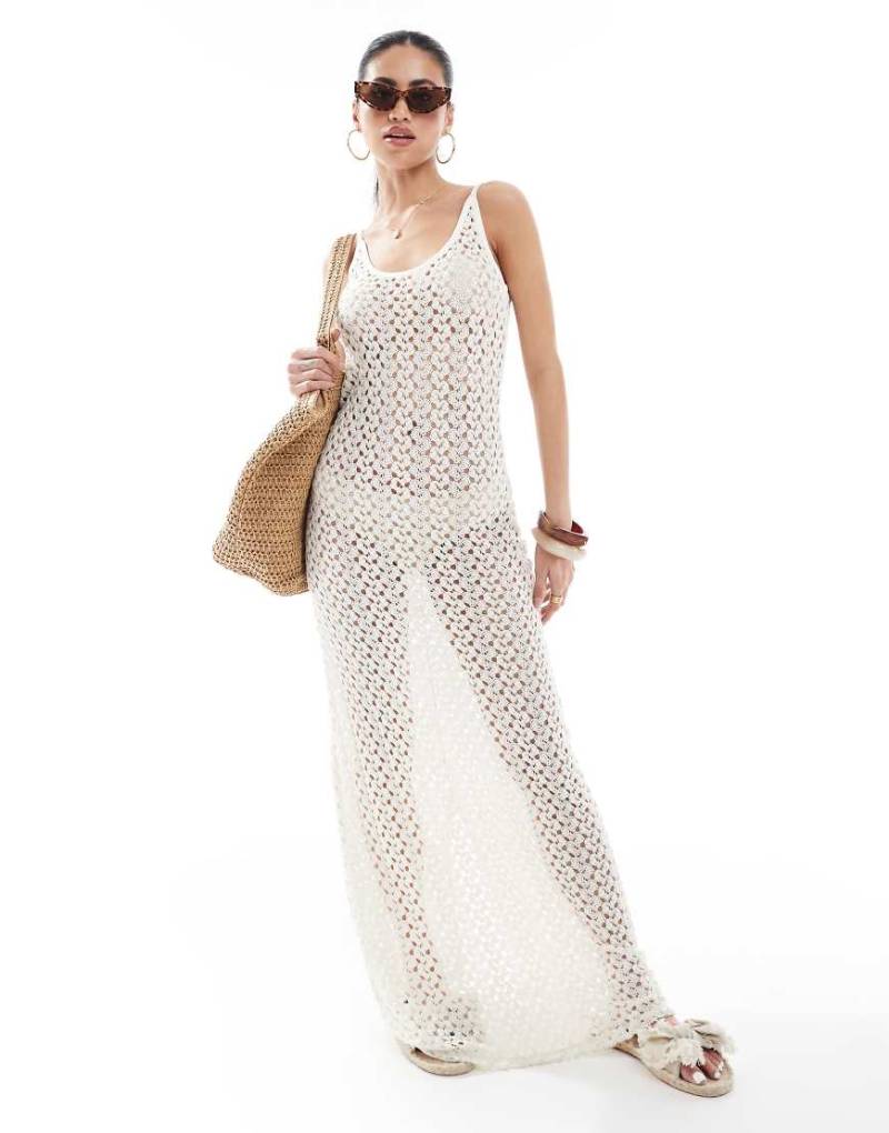 ONLY - Maxikleid aus Häkelstoff in Beige-Neutral ONLY - Maxikleid aus Häkelstoff in Beige-Neutral von ONLY