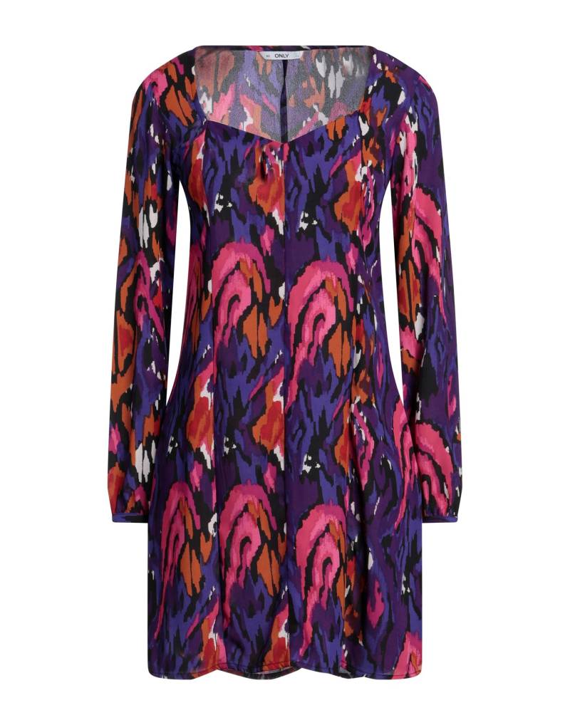 ONLY Mini-kleid Damen Violett von ONLY