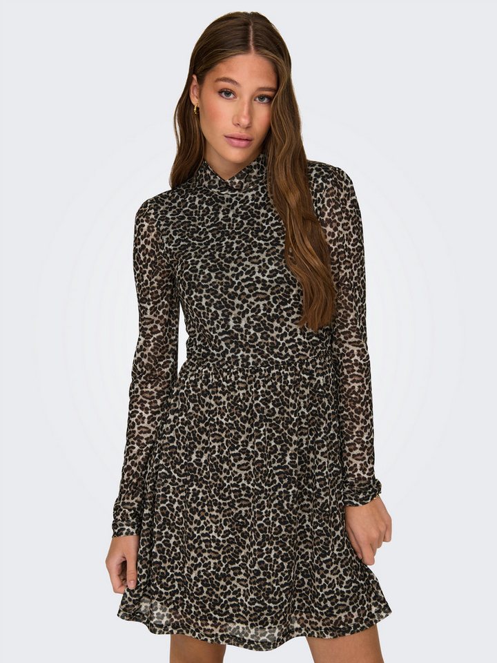 ONLY Minikleid ONLERICA LIFE L/S HIGH NECK DRESS JRS Sommerkleid von ONLY