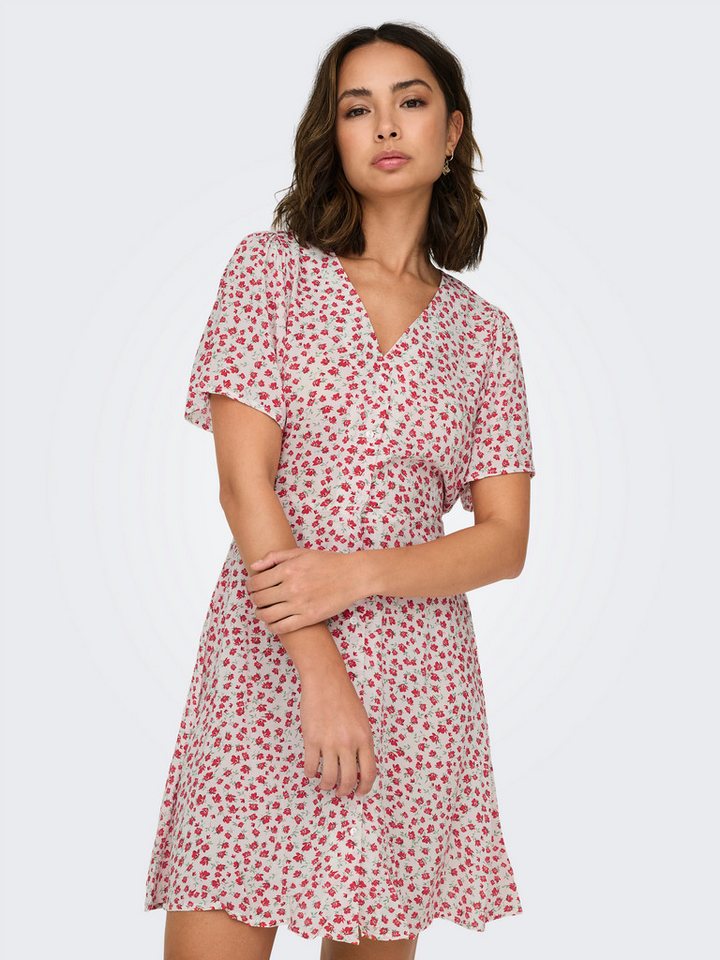 ONLY Minikleid ONLEVIDA S/S SHORT DRESS WVN NOOS Sommerkleid von ONLY