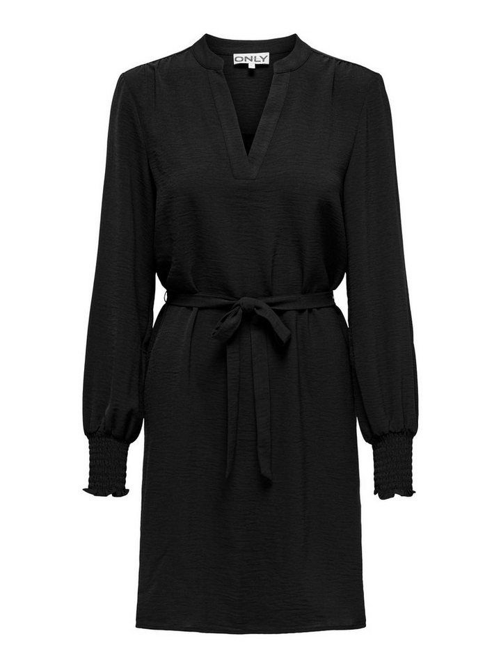 ONLY Minikleid ONLMETTE LIFE V-NECK SMOCK DRESS WVN Sommerkleid von ONLY